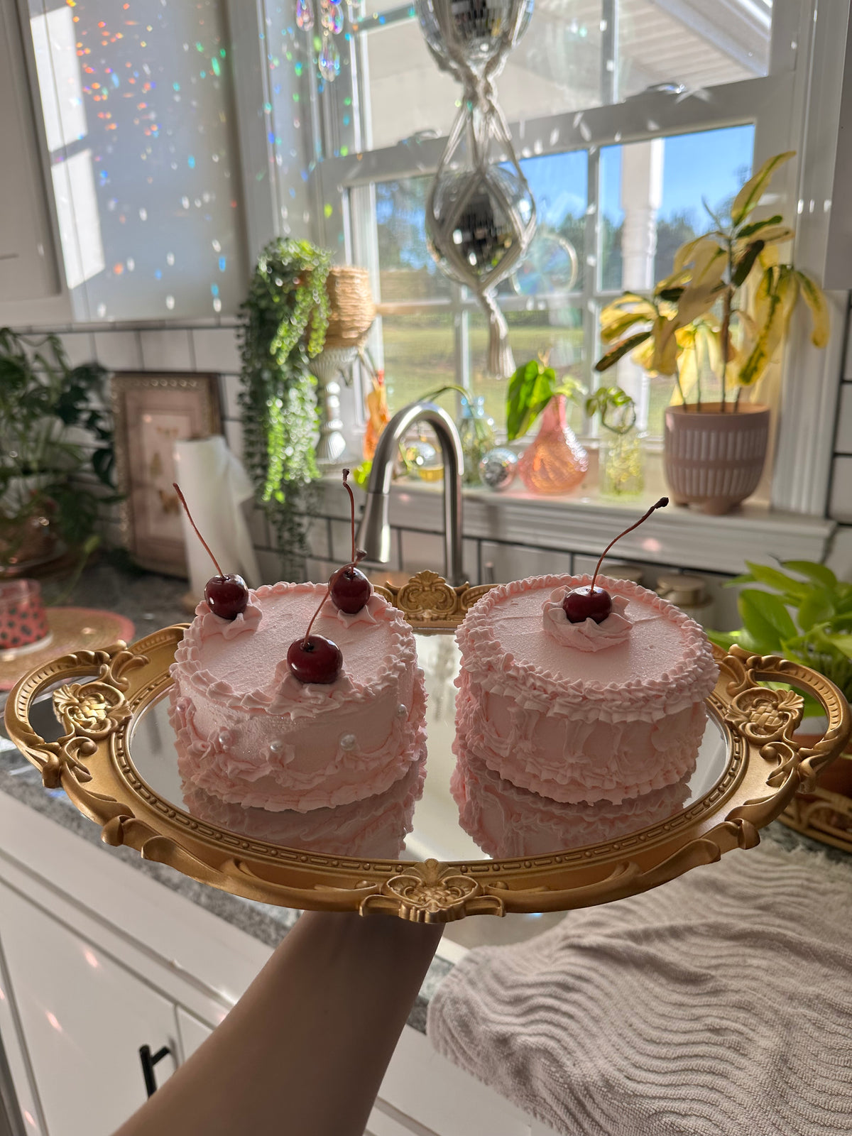 Light Pink Small Cakes š° (Set of 2) āļøššø