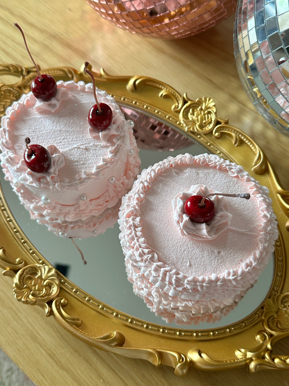 Light Pink Small Cakes š° (Set of 2) āļøššø