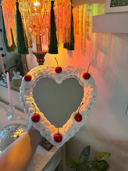 Fake Cake Heart Mirror