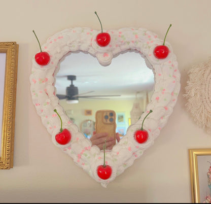 Fake Cake Heart Mirror