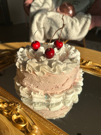 Small Pink Cake Decor🍒