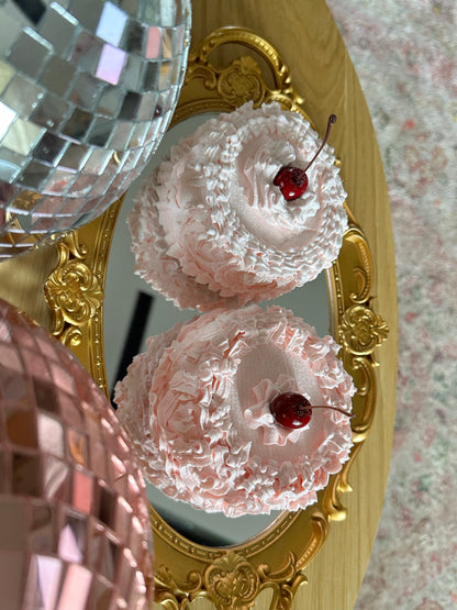 Ruffle Pink Cakes 🎂 (Set of 2)🍒