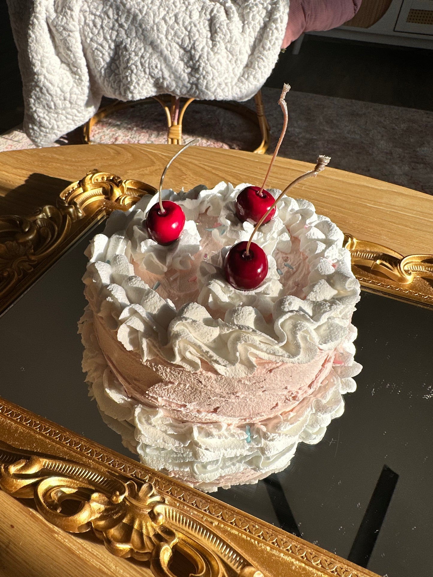 Small Pink Cake Decor🍒