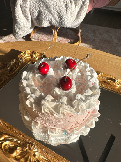 Small Pink Cake Decor🍒
