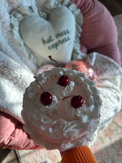 Small Pink Cake Decor🍒