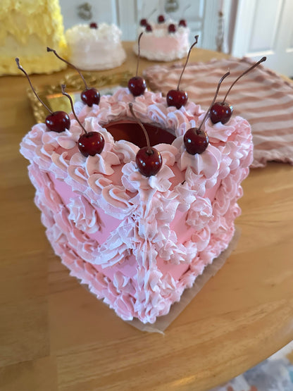 Light Pink Faux Cake Tissue Box Cover