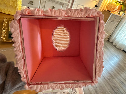 Light Pink Faux Cake Tissue Box Cover